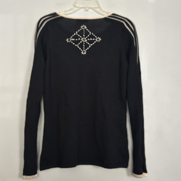 Indigenous One Weave women hand loomed Peruvian alpaca & wool blend sweater - Picture 8 of 13